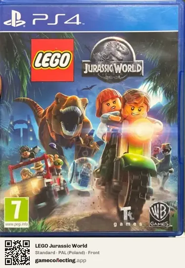 LEGO Jurassic World PlayStation 4, Poland box front