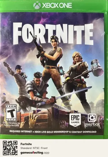 Fortnite Xbox One, NTSC box front