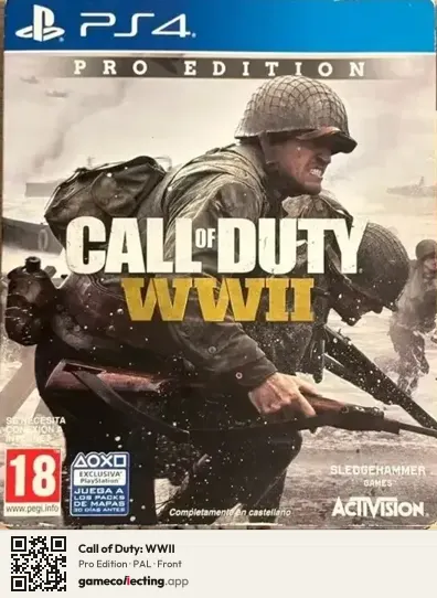 Call of Duty: WWII PlayStation 4, PAL box front