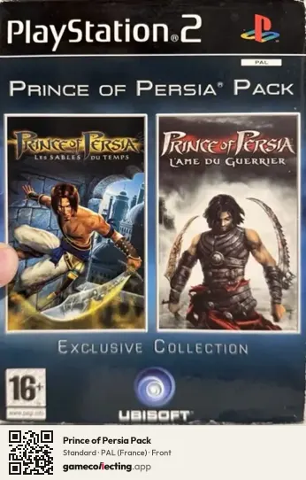 Prince of Persia Pack PlayStation 2, France box front