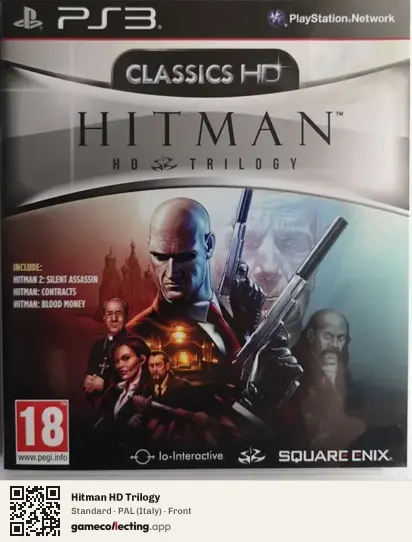 Hitman HD Trilogy PlayStation 3, Italy box front