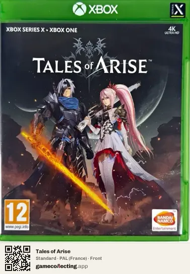 Tales of Arise Xbox Series X, France box front