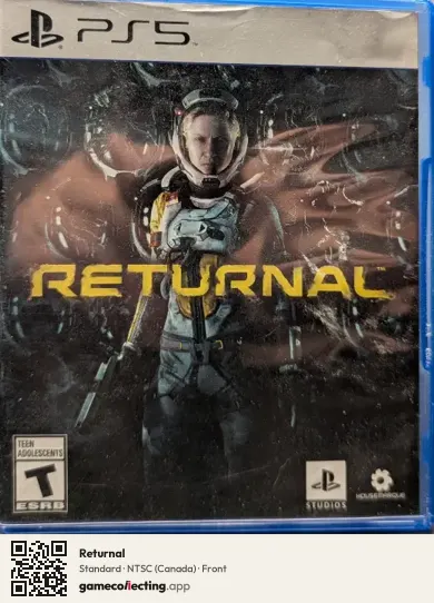 Returnal PlayStation 5, Canada box front