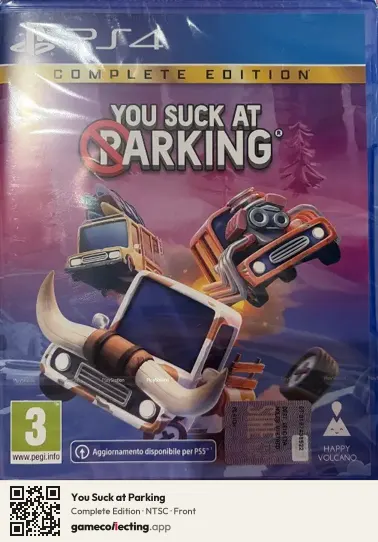 You Suck at Parking PlayStation 5, NTSC box front