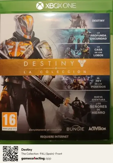 Destiny Xbox One, Spain box front