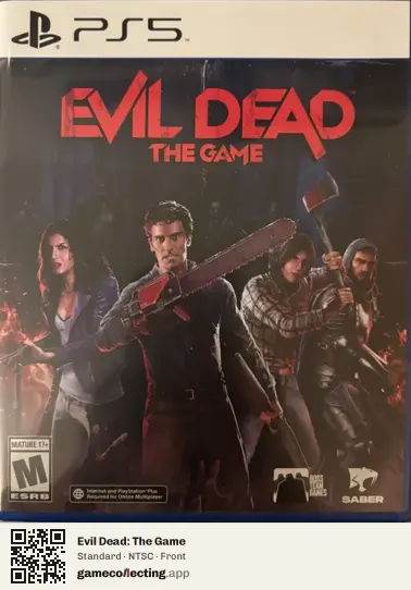 Evil Dead: The Game PlayStation 5, NTSC box front