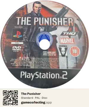 The Punisher PlayStation 2, PAL disc