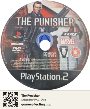 The Punisher PlayStation 2, PAL disc