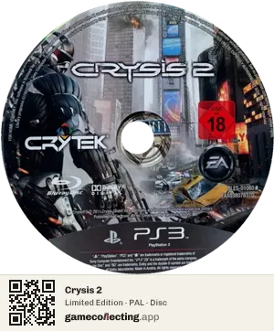 Crysis 2 PlayStation 3, PAL disc
