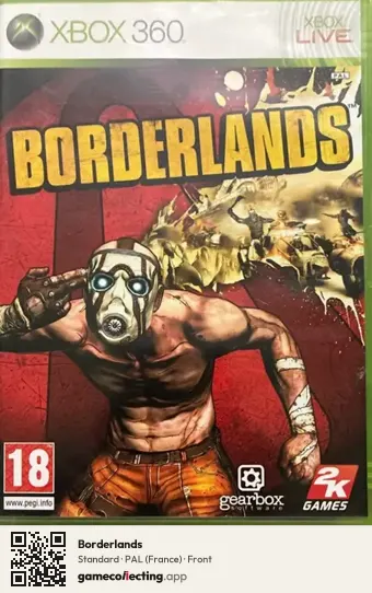 Borderlands Xbox 360, France box front