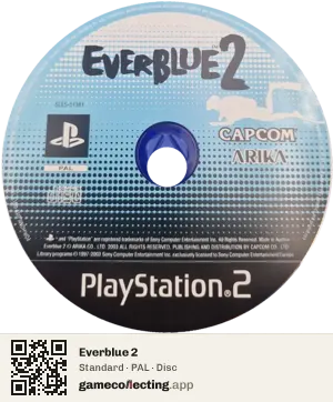 Everblue 2 PlayStation 2, PAL disc