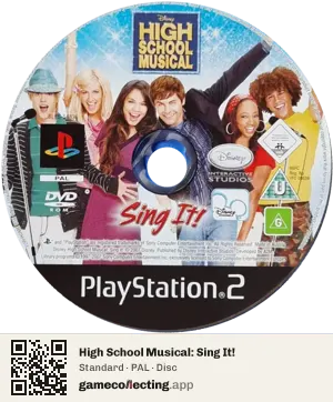 High School Musical: Sing It! PlayStation 2, PAL disc