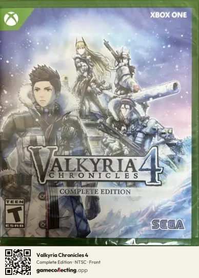 Valkyria Chronicles 4 Xbox One, NTSC box front