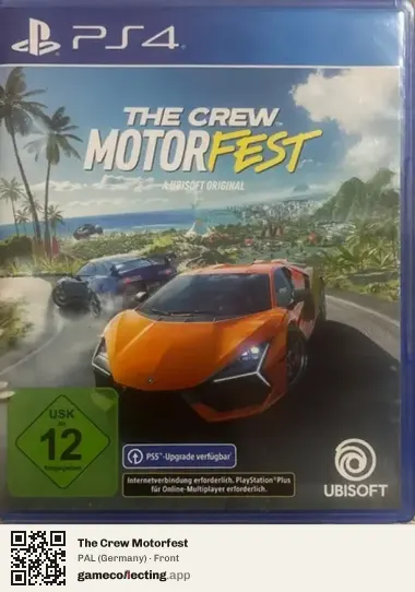 The Crew Motorfest PlayStation 4, Germany box front