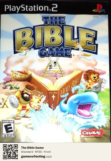 The Bible Game PlayStation 2, NTSC box front