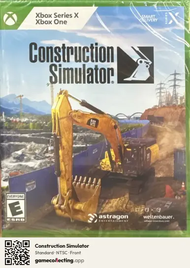Construction Simulator Xbox Series X, NTSC box front