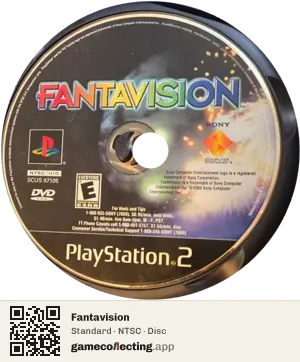 Fantavision PlayStation 2, NTSC disc