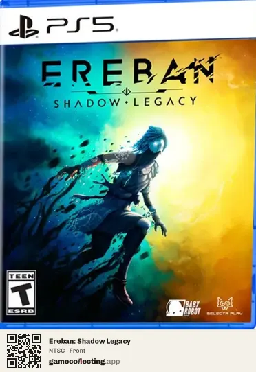 Ereban: Shadow Legacy PlayStation 5, NTSC box front