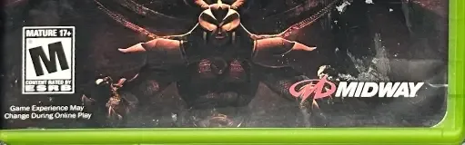Mortal Kombat: Deception, the ESRB box on its front