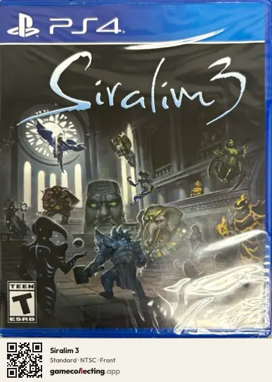 Siralim 3 PlayStation 4, NTSC box front