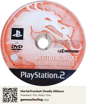 Mortal Kombat: Deadly Alliance PlayStation 2, PAL disc