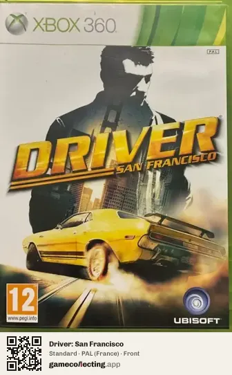 Driver: San Francisco Xbox 360, France box front