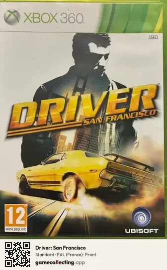 Driver: San Francisco Xbox 360, France box front