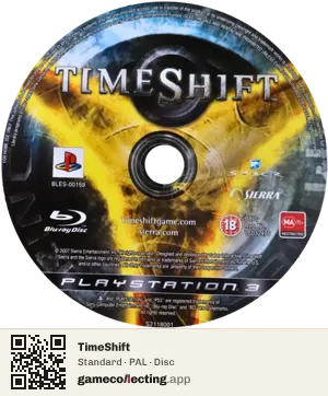 TimeShift PlayStation 3, PAL disc