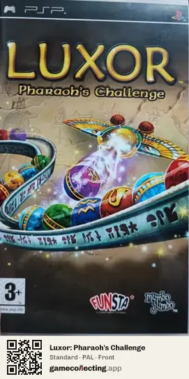 Luxor: Pharaoh's Challenge PlayStation Portable, PAL box front