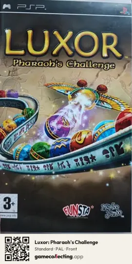 Luxor: Pharaoh's Challenge PlayStation Portable, PAL box front