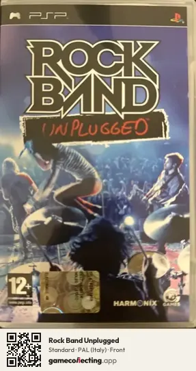 Rock Band Unplugged PlayStation Portable, Italy box front