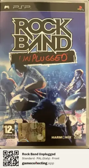 Rock Band Unplugged PlayStation Portable, Italy box front