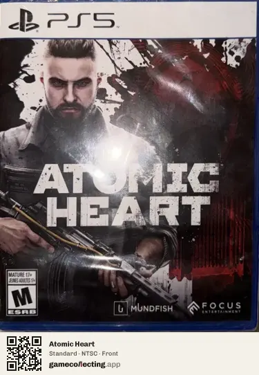 Atomic Heart PlayStation 5, NTSC box front