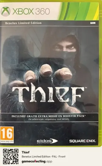 Thief Xbox 360, PAL box front