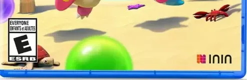 Puzzle Bobble 3D: Vacation Odyssey, the ESRB box on its front