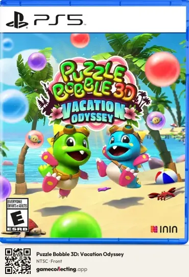 Puzzle Bobble 3D: Vacation Odyssey PlayStation 5, NTSC box front