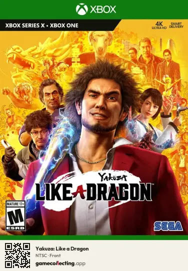 Yakuza: Like a Dragon Xbox Series X, NTSC box front