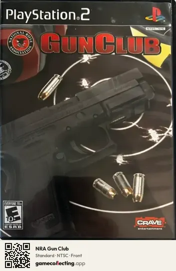 NRA Gun Club PlayStation 2, NTSC box front