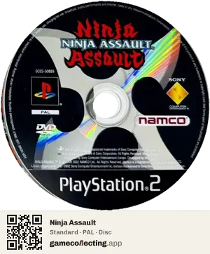 Ninja Assault PlayStation 2, PAL disc