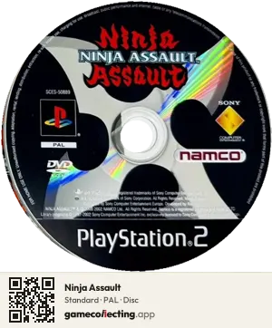 Ninja Assault PlayStation 2, PAL disc
