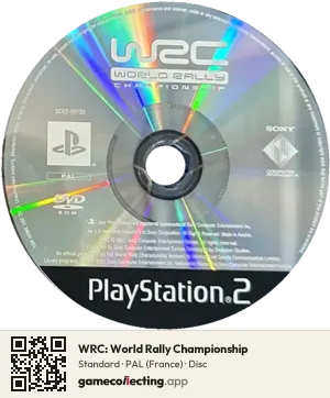 WRC: World Rally Championship PlayStation 2, PAL disc