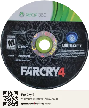 Far Cry 4 Xbox 360, NTSC disc