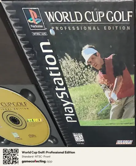 World Cup Golf: Professional Edition PlayStation, NTSC box front