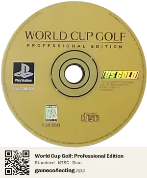 World Cup Golf: Professional Edition PlayStation, NTSC disc