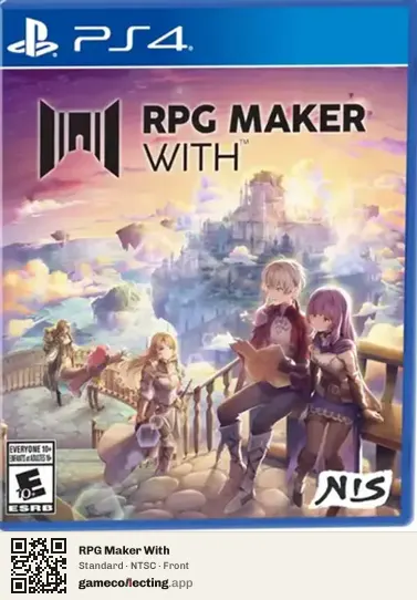 RPG Maker With PlayStation 4, NTSC box front