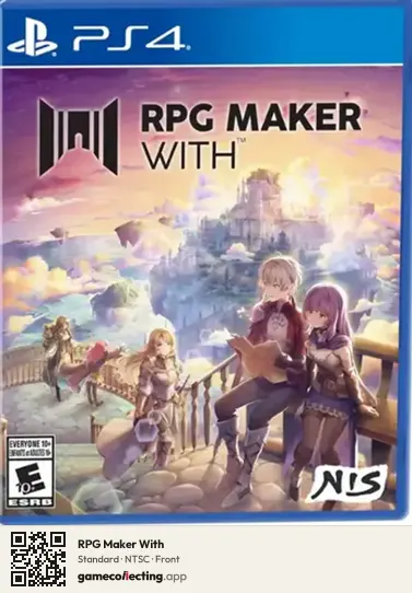 RPG Maker With PlayStation 4, NTSC box front