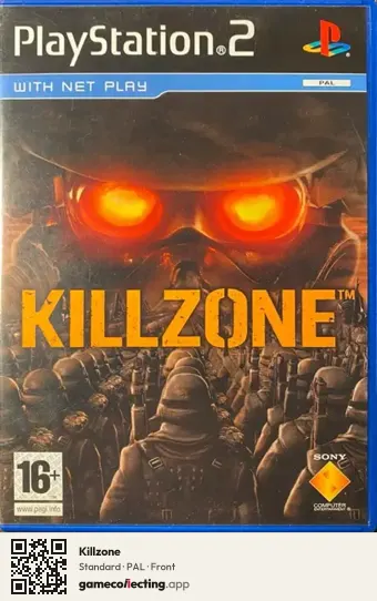Killzone PlayStation 2, PAL box front