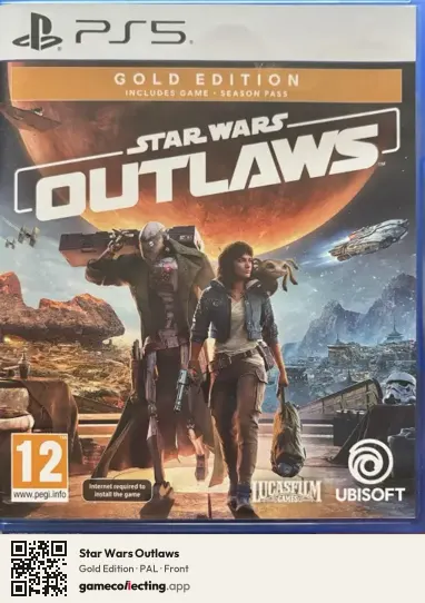Star Wars Outlaws PlayStation 5, PAL box front