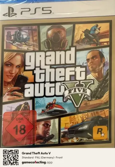 Grand Theft Auto V PlayStation 5, Germany box front