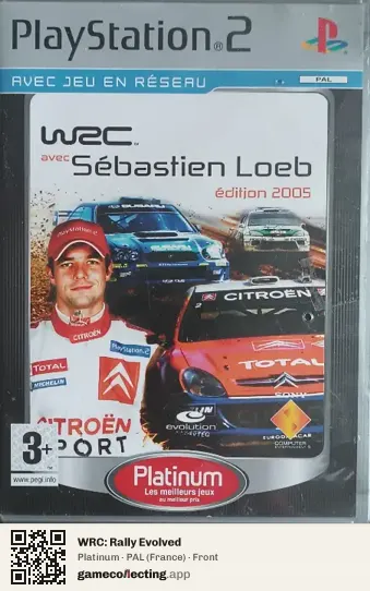WRC: Rally Evolved PlayStation 2, France box front